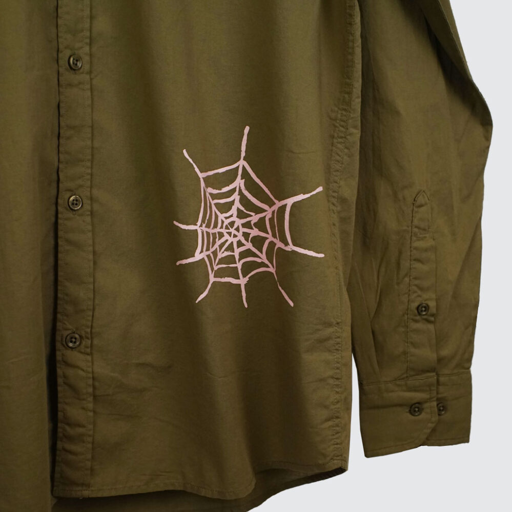 Poetic Collective Three Prints Shirt Olive Poetic Collective Three Prints Shirt Olive