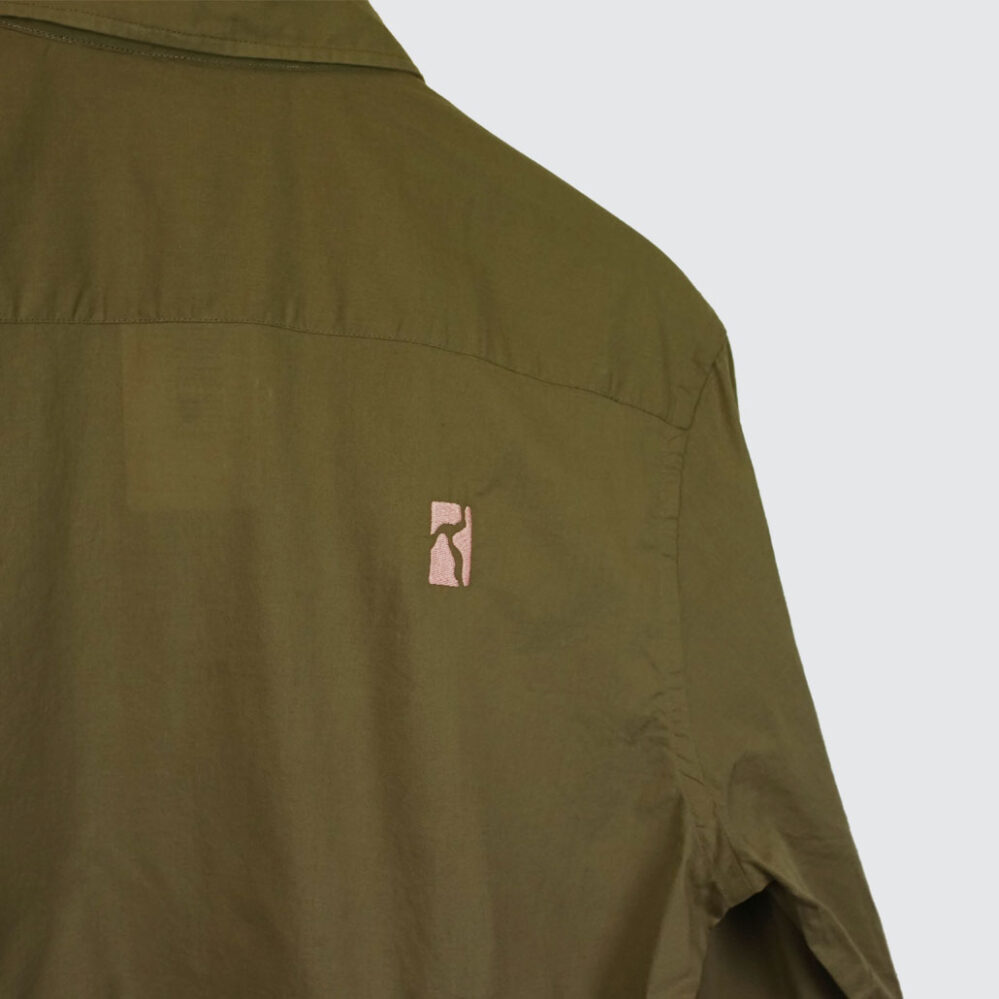 Poetic Collective Three Prints Shirt Olive Poetic Collective Three Prints Shirt Olive