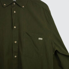 Polar Skate Co. Ben L/S Shirt Army Green Check