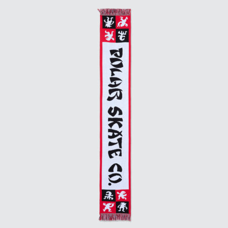 Polar Skate Co. Football Scarf Checkers Red