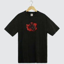 Polar Skate Co. Metal Logo T-Shirt Silver Black