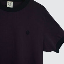 Polar Skate Co. Ringer T-Shirt Dark Violet/Navy
