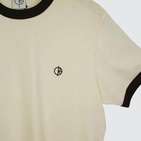 Polar Skate Co. Ringer T-Shirt Ivory/Chocolate Polar Skate Co. Ringer T-Shirt Ivory/Chocolate
