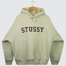 Stüssy Applique Hoodie Ash Heather