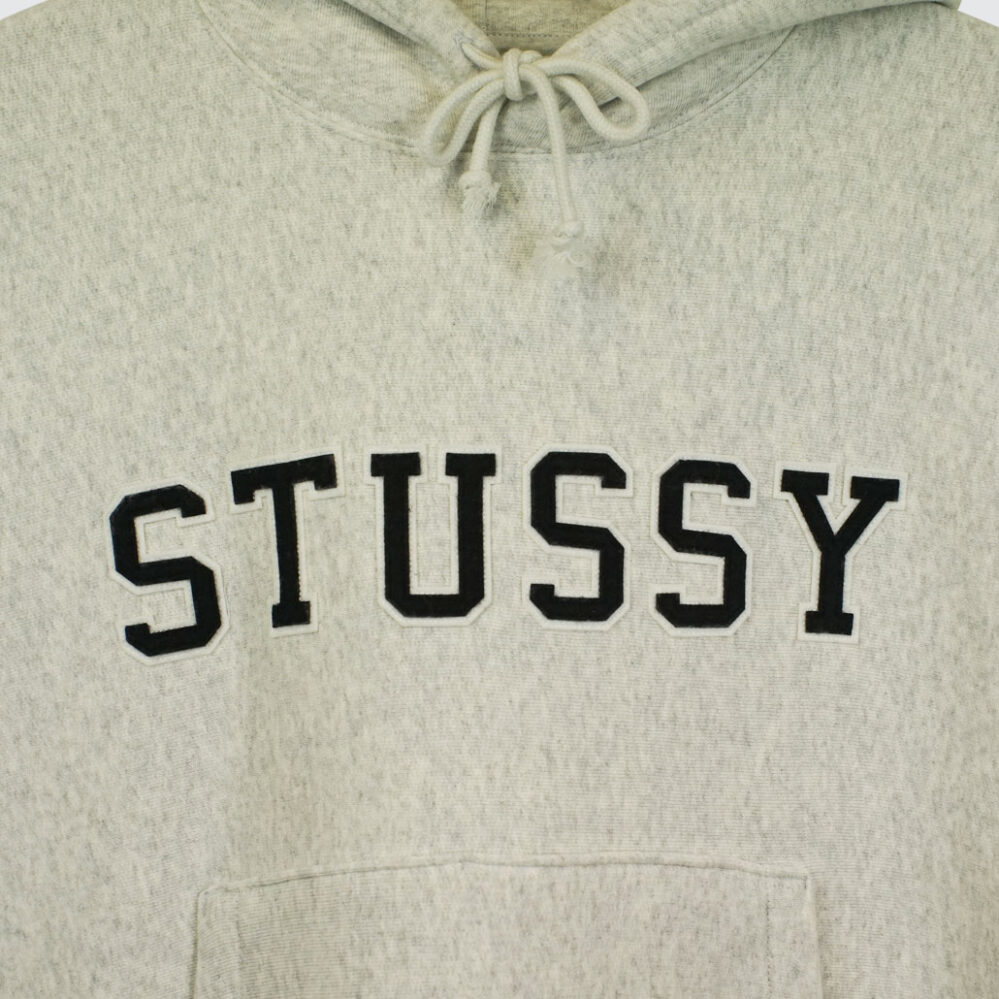 Stüssy Applique Hoodie Ash Heather