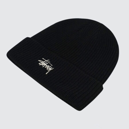 Stüssy Basic Cuff Beanie Black Stüssy Basic Cuff Beanie Black