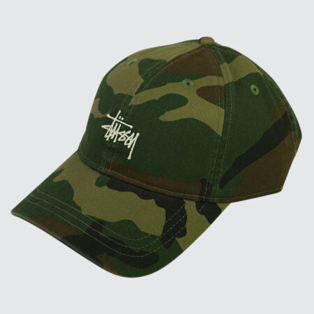 Stüssy Basic Washed Low Pro Cap Woodland Camo Stüssy Basic Washed Low Pro Cap Woodland Camo