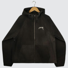Stüssy Beach Shell Wave Dye Jacket Black Stüssy Beach Shell Wave Dye Jacket Black