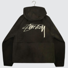Stüssy Beach Shell Wave Dye Jacket Black Stüssy Beach Shell Wave Dye Jacket Black