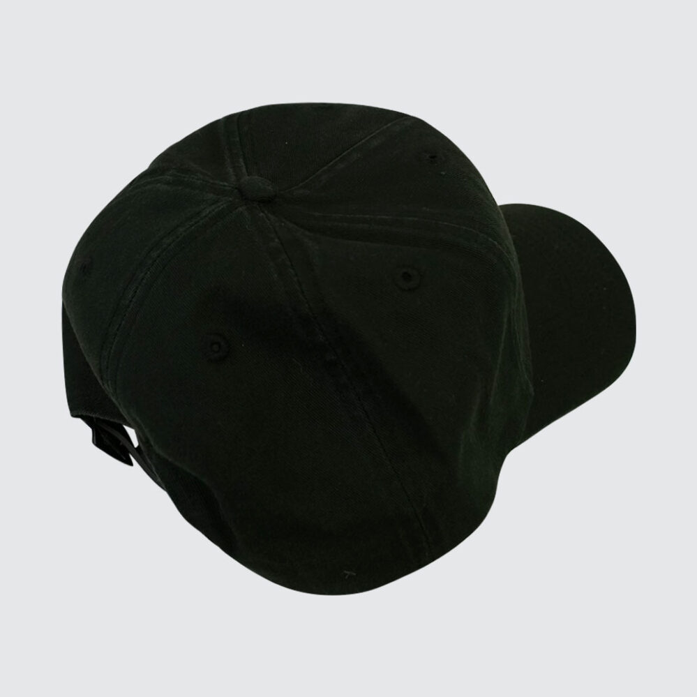 Stüssy Big Stock Mid Depth Cap Black Stüssy Big Stock Mid Depth Cap Black
