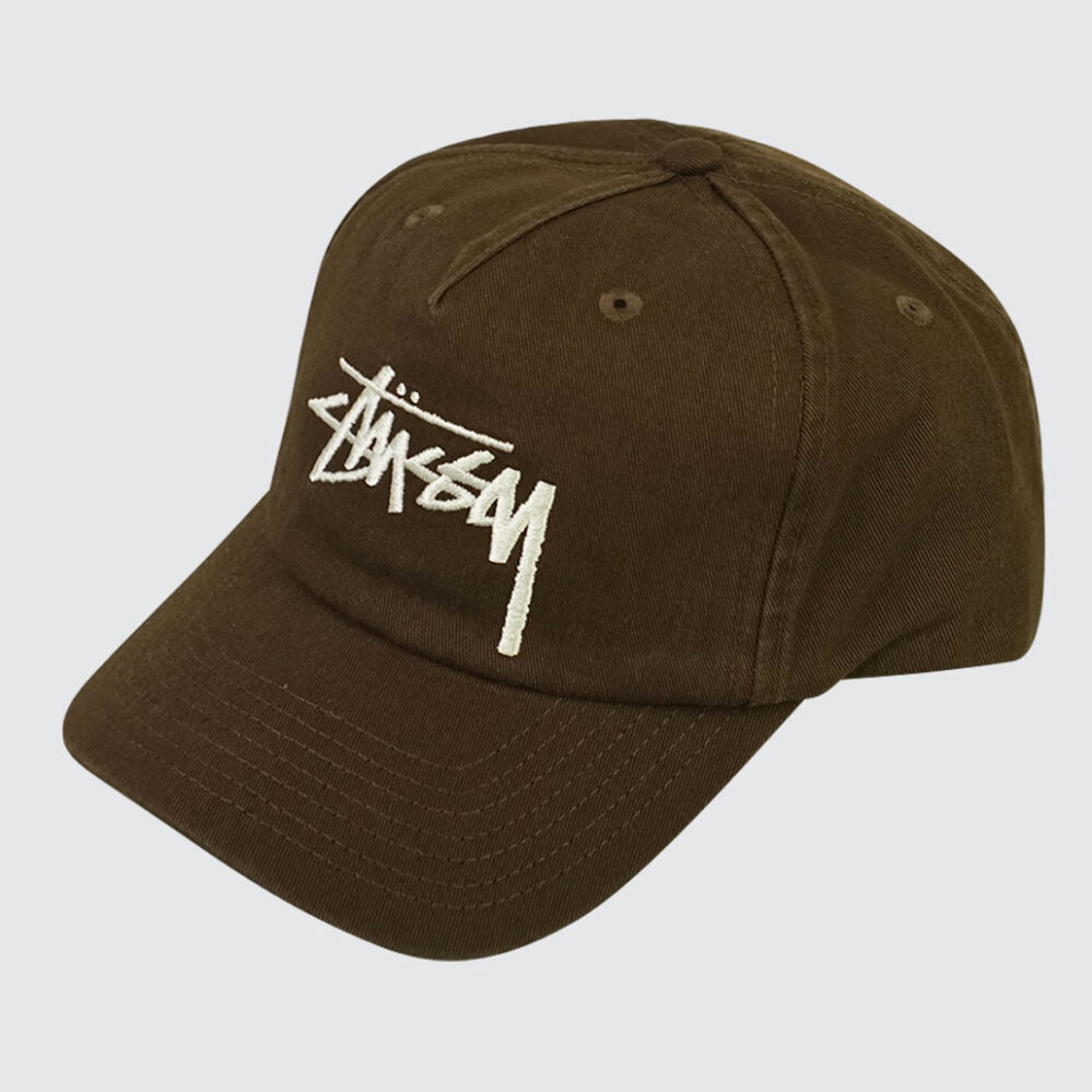 Stüssy Big Stock Mid Depth Cap Chocolate