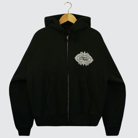 Stüssy Mantra Zip Hoodie Black