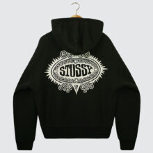 Stüssy Mantra Zip Hoodie Black