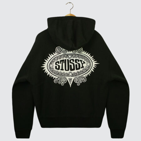 Stüssy Mantra Zip Hoodie Black