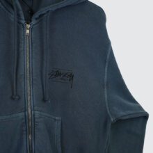 Stüssy Modern Age Pig. Dyed Zip Hoodie Navy Stüssy Modern Age Pig. Dyed Zip Hoodie Navy