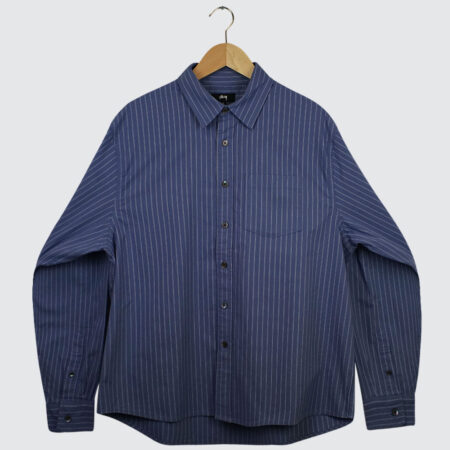 Stüssy Oxford LS Shirt Blue Stripe