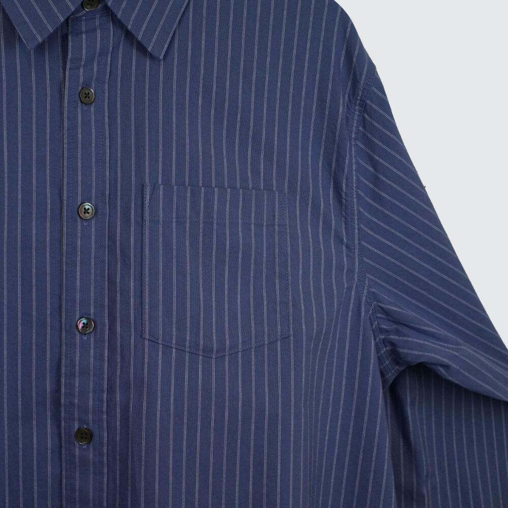 Stüssy Oxford LS Shirt Blue Stripe Stüssy Oxford LS Shirt Blue Stripe