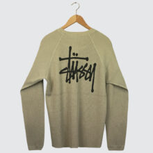 Stüssy Raglan Thermal Basic Stock Longsleeve Bone Stüssy Raglan Thermal Basic Stock Longsleeve Bone