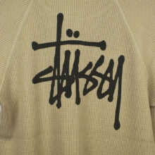 Stüssy Raglan Thermal Basic Stock Longsleeve Bone Stüssy Raglan Thermal Basic Stock Longsleeve Bone