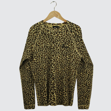 Stüssy Raglan Thermal Basic Stock Longsleeve Leopard