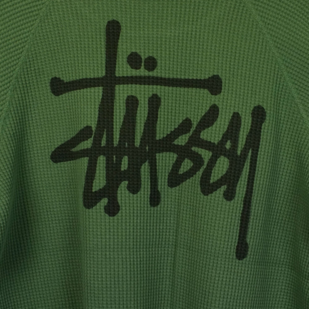 Stüssy Raglan Thermal Basic Stock Longsleeve Sage Stüssy Raglan Thermal Basic Stock Longsleeve Sage