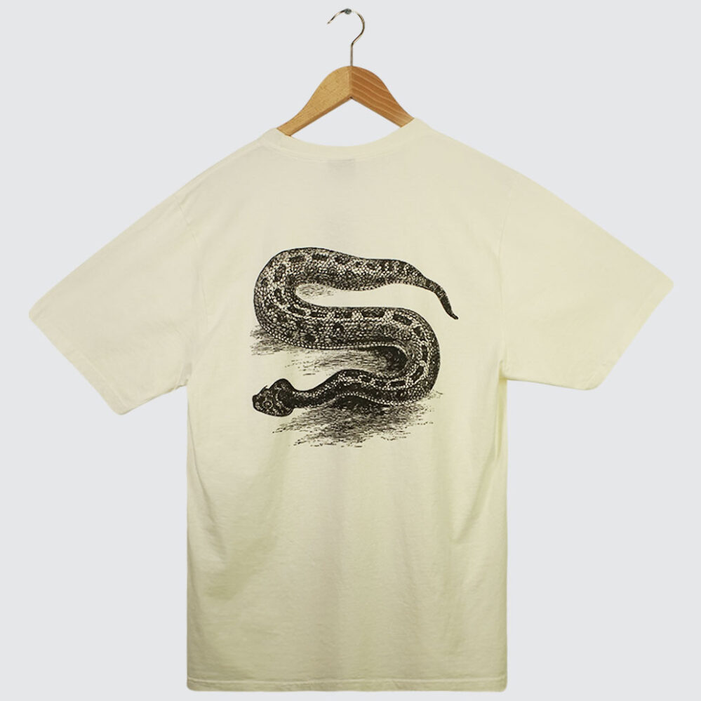 Stüssy Serpent Pig. Dyed T-Shirt Natural Stüssy Serpent Pig. Dyed T-Shirt Natural