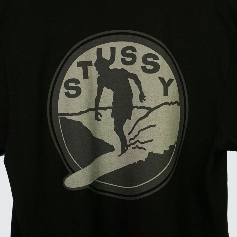 Stüssy Surf Club Pig. Dyed T-Shirt Black