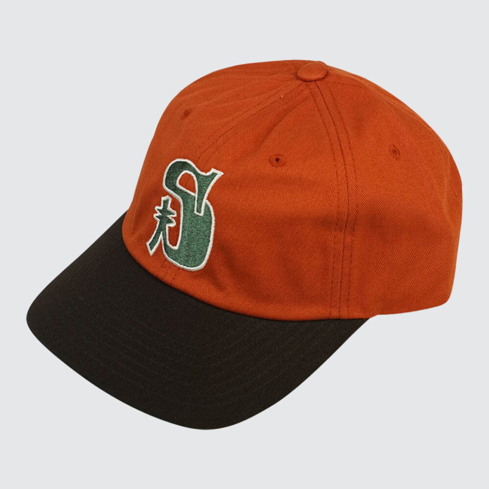 Stussy Sロゴ キャップ オレンジ Stussy キャップ オレンジ