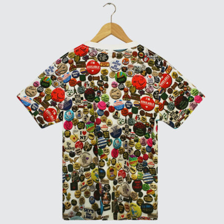 Violet Pins T-Shirt White Violet Pins T-Shirt White