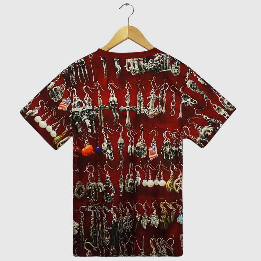 Violet St. Mark’s Earrings T-Shirt Red Violet St. Mark’s Earrings T-Shirt Red