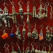 Violet St. Mark’s Earrings T-Shirt Red Violet St. Mark’s Earrings T-Shirt Red