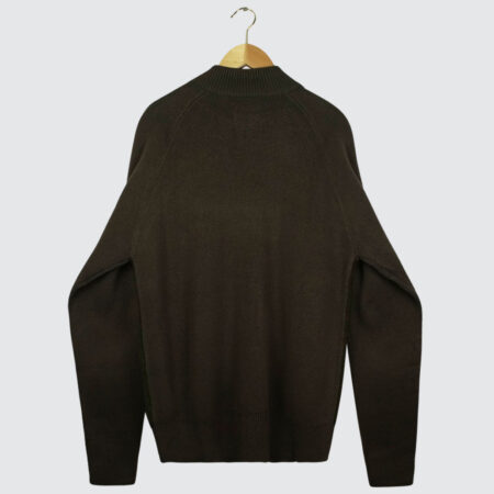 Butter Goods Beetle Zip-Thru Knit Sweater Olive Butter Goods Beetle Zip-Thru Knit Sweater Olive