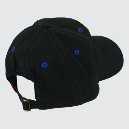 Butter Goods Nylon Rounded Logo 6 Panel Cap Black Butter Goods Nylon Rounded Logo 6 Panel Cap Black