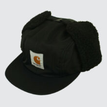 Carhartt WIP Oltera Ear Guard Cap Black Carhartt WIP Oltera Ear Guard Cap Black