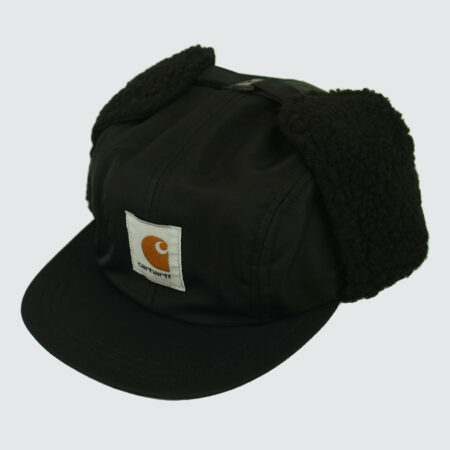 Carhartt WIP Oltera Ear Guard Cap Black Carhartt WIP Oltera Ear Guard Cap Black