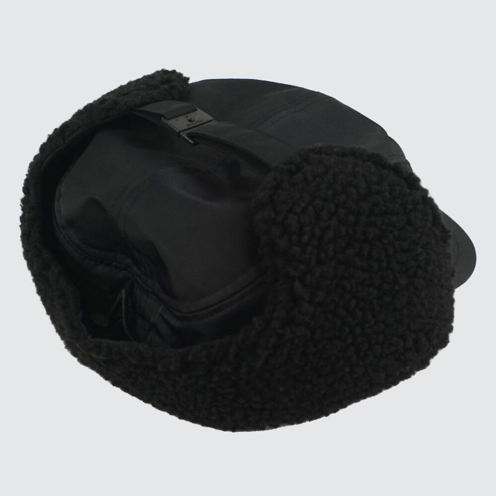 Carhartt WIP Oltera Ear Guard Cap Black Carhartt WIP Oltera Ear Guard Cap Black