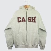 Cash Only Campus Zip-Hoodie Ash