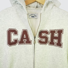 Cash Only Campus Zip-Hoodie Ash