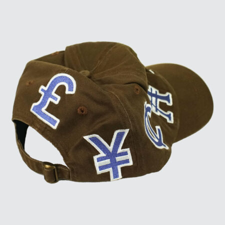 Cash Only Currency 6 Panel Cap Dark Brown Cash Only Currency 6 Panel Cap Dark Brown