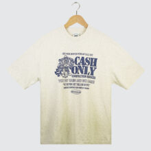 Cash Only Dash T-Shirt Ash