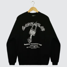 Cash Only Locksmith Crewneck Black Cash Only Locksmith Crewneck Black