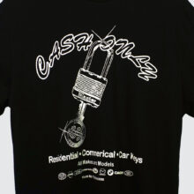 Cash Only Locksmith T-Shirt Black