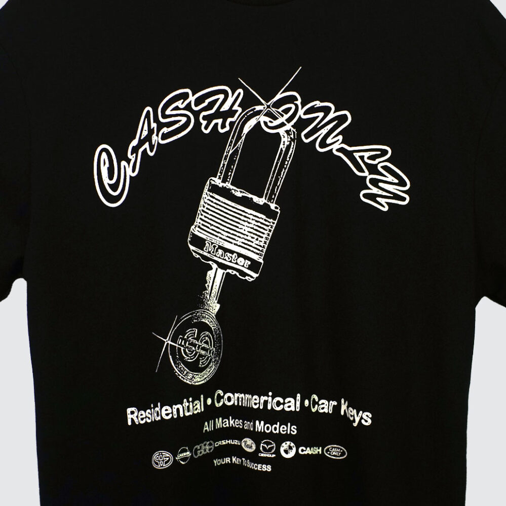 Cash Only Locksmith T-Shirt Black