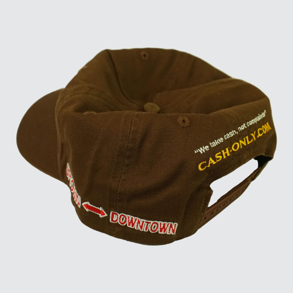 Cash Only Transport 5 Panel Cap Brown Cash Only Transport 5 Panel Cap Brown