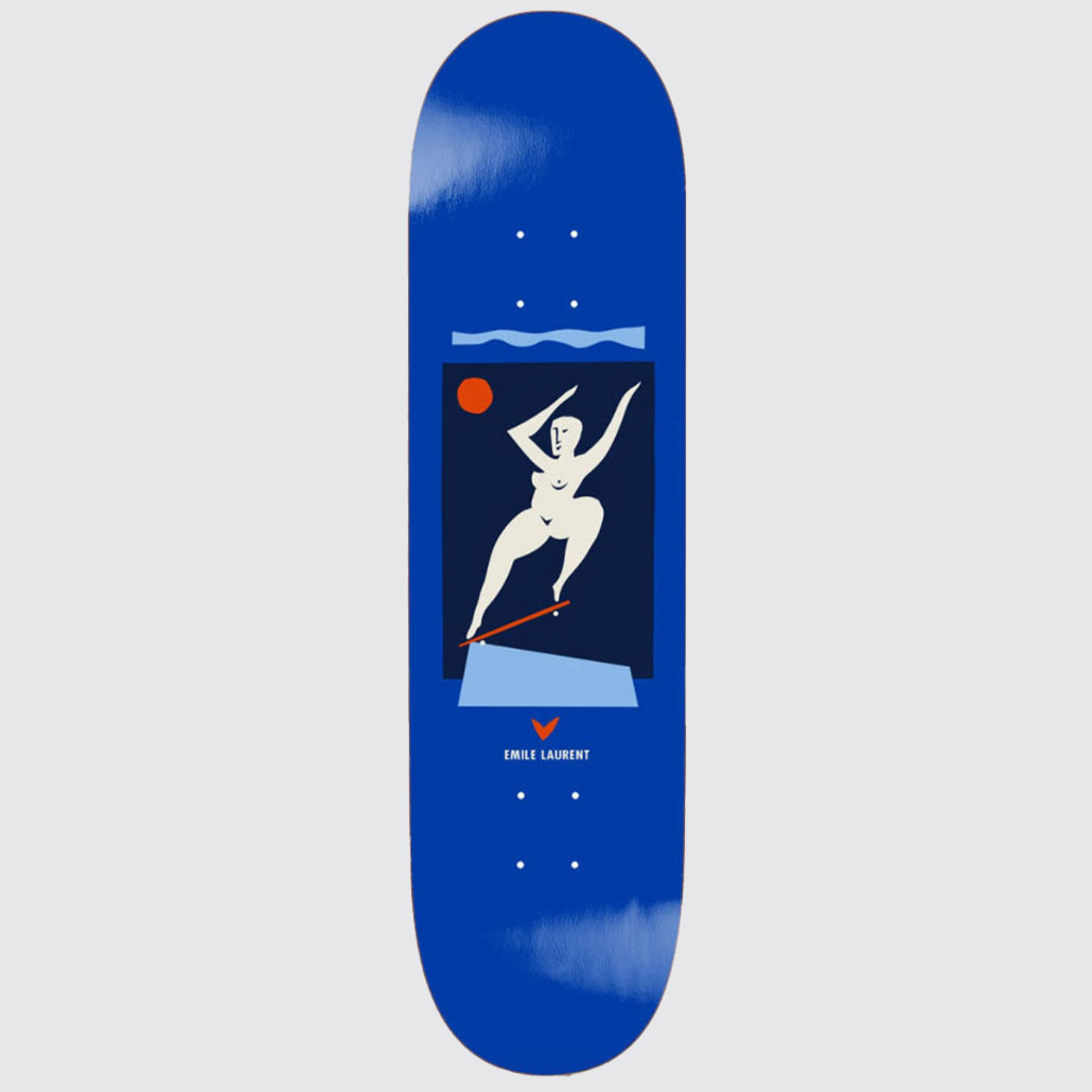 Polar Skate Co. Emile Crooks Blue 8.5” Short Polar Skate Co. Emile Crooks Blue 8.5” Short