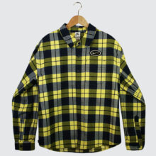 Nike SB Koston Flannel Longsleeve Shirt Midnight Navy/Speed Yellow Nike SB Koston Flannel Longsleeve Shirt Midnight Navy/Speed Yellow