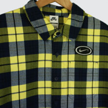 Nike SB Koston Flannel Longsleeve Shirt Midnight Navy/Speed Yellow Nike SB Koston Flannel Longsleeve Shirt Midnight Navy/Speed Yellow