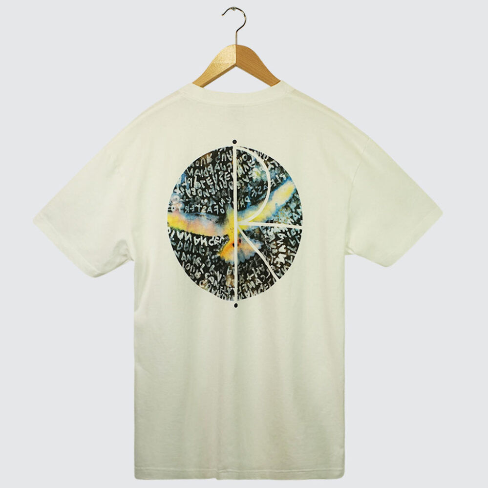 Polar Skate Co. Searching For Peace Fill Logo T-Shirt White
