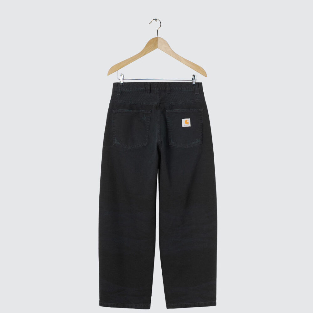 Carhartt WIP Brandon Pant Grind Wash Canvas Black