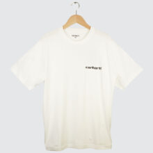 Carhartt WIP S/S Caps T-Shirt White